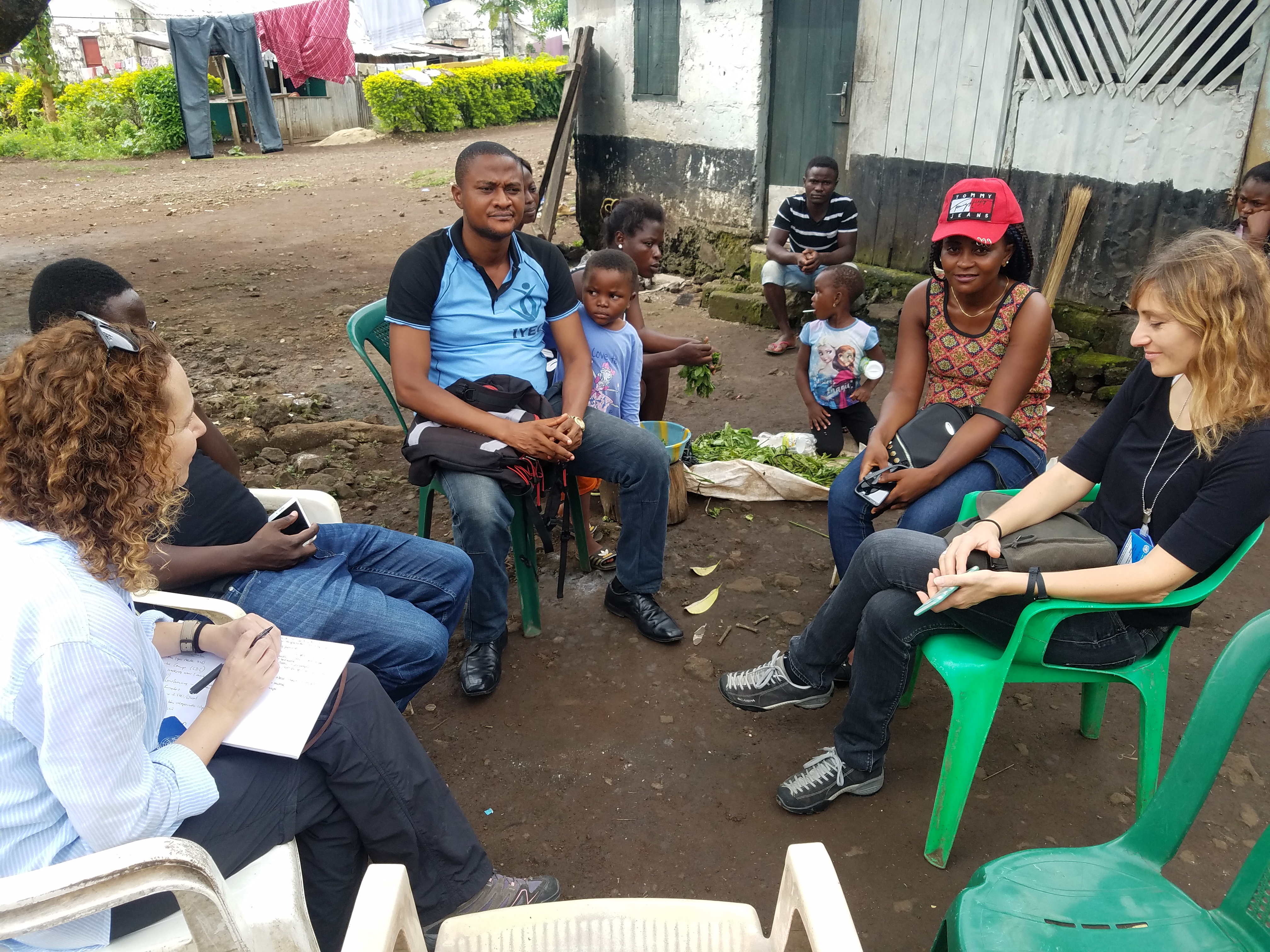 IYEC AND PARTNERS OF THE UNHCR AND DANISH REFUGEE COUNCIL ON A FIELD VISIT FOR INTERNALLY DISPLACE PERSONS (IDP) IN LIMBE MUNICIPALITY