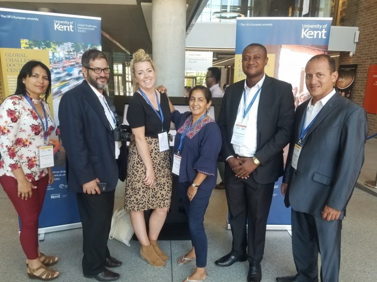 IYEC Director with  Researchers from different world top University at the global challenge research conference  (GCRF) UK upon an invitation from University of Kent UK.
