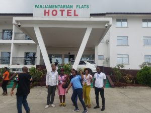 World food program (WFP) staff and that of IYEC after the training